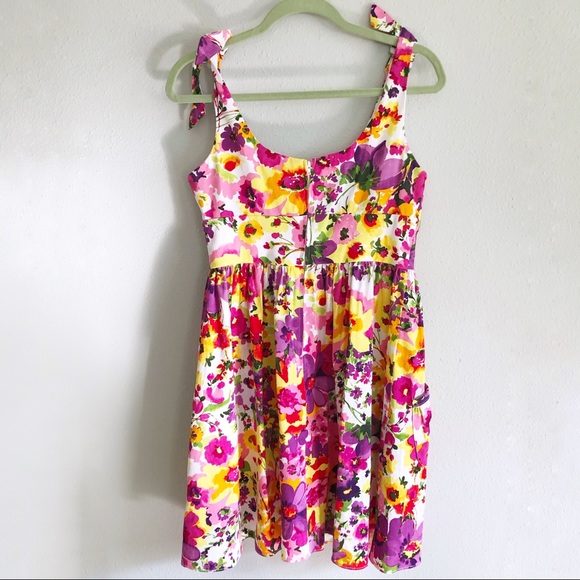 50s Floral House Dress w/ Pockets - Picture 7 of 7